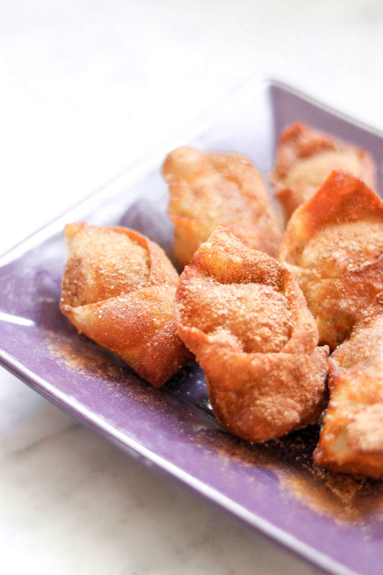 Cinnamon Sugar Cream Cheese Dumplings