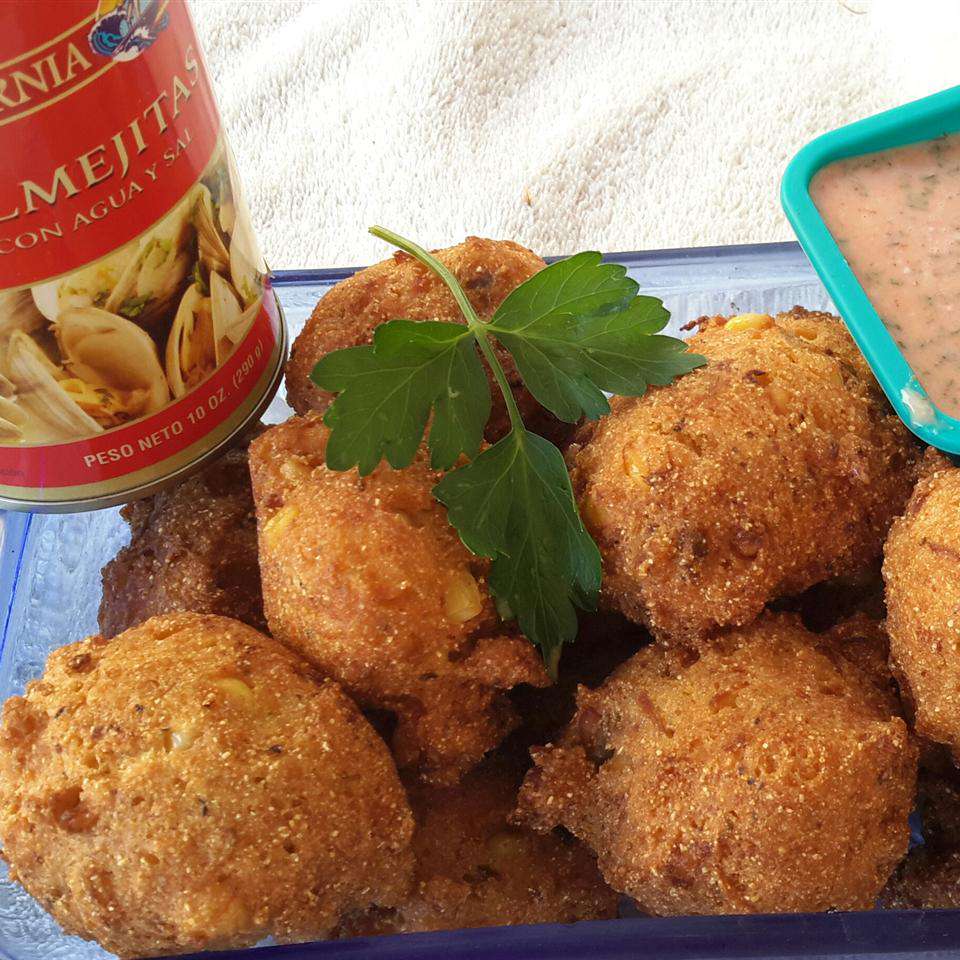 Clam and Corn Fritters