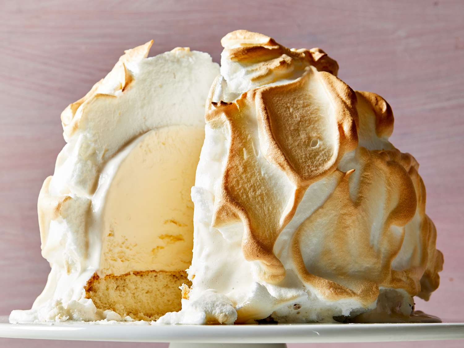 Classic Baked Alaska Dessert