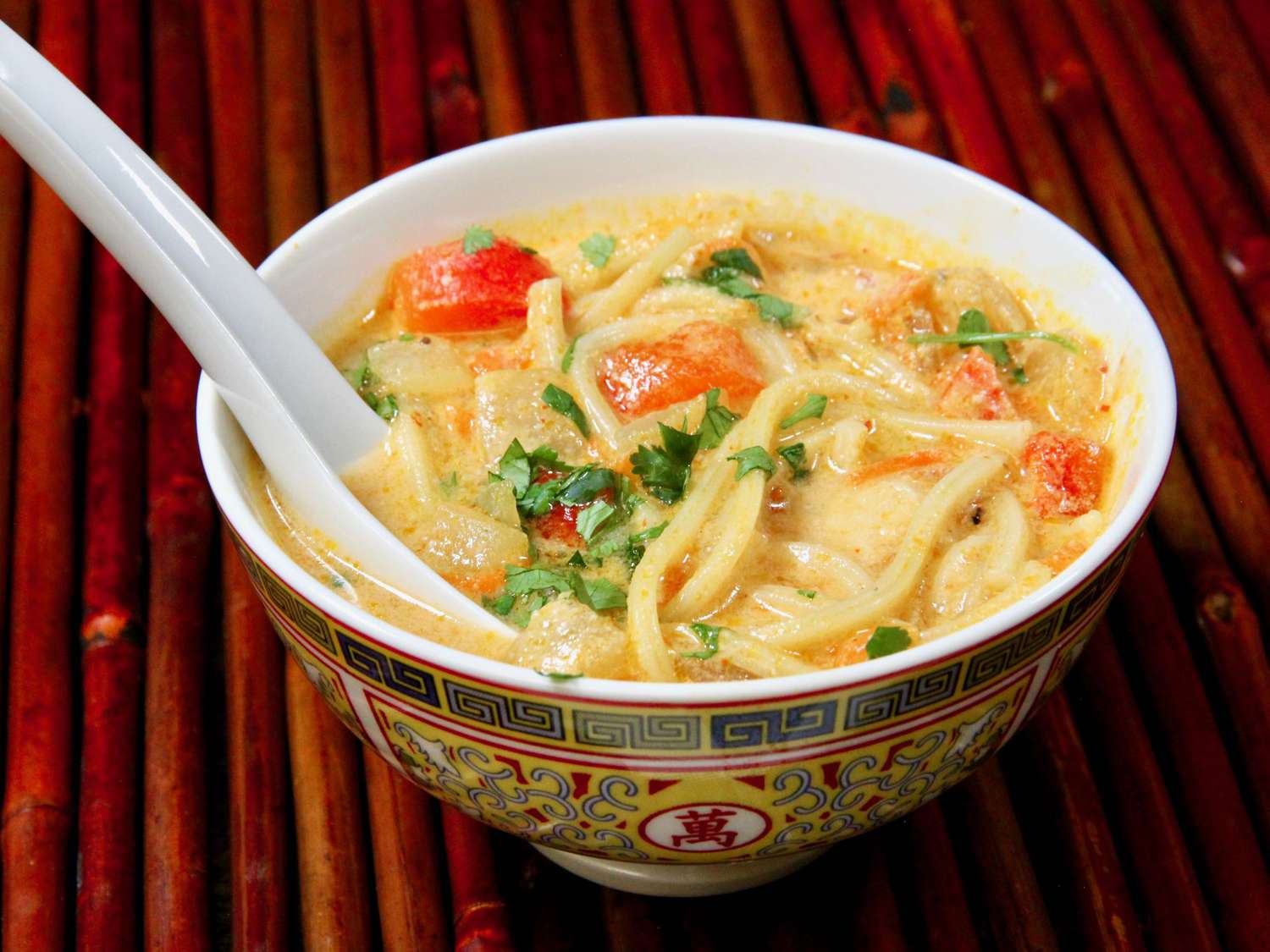 Coconut Curry Chicken Noodle Soup