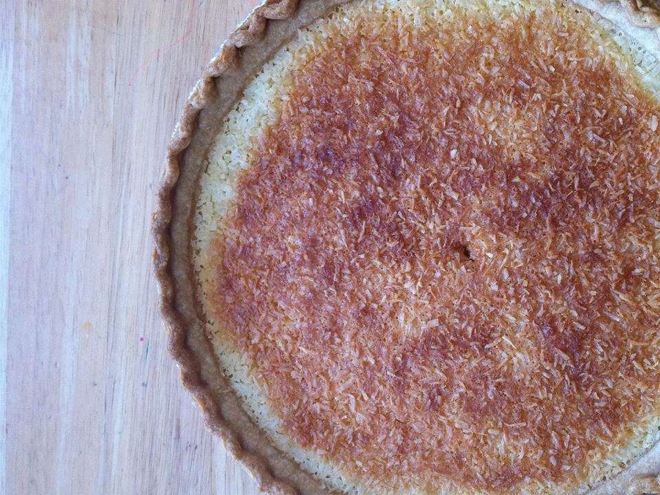 Coconut Custard Tart