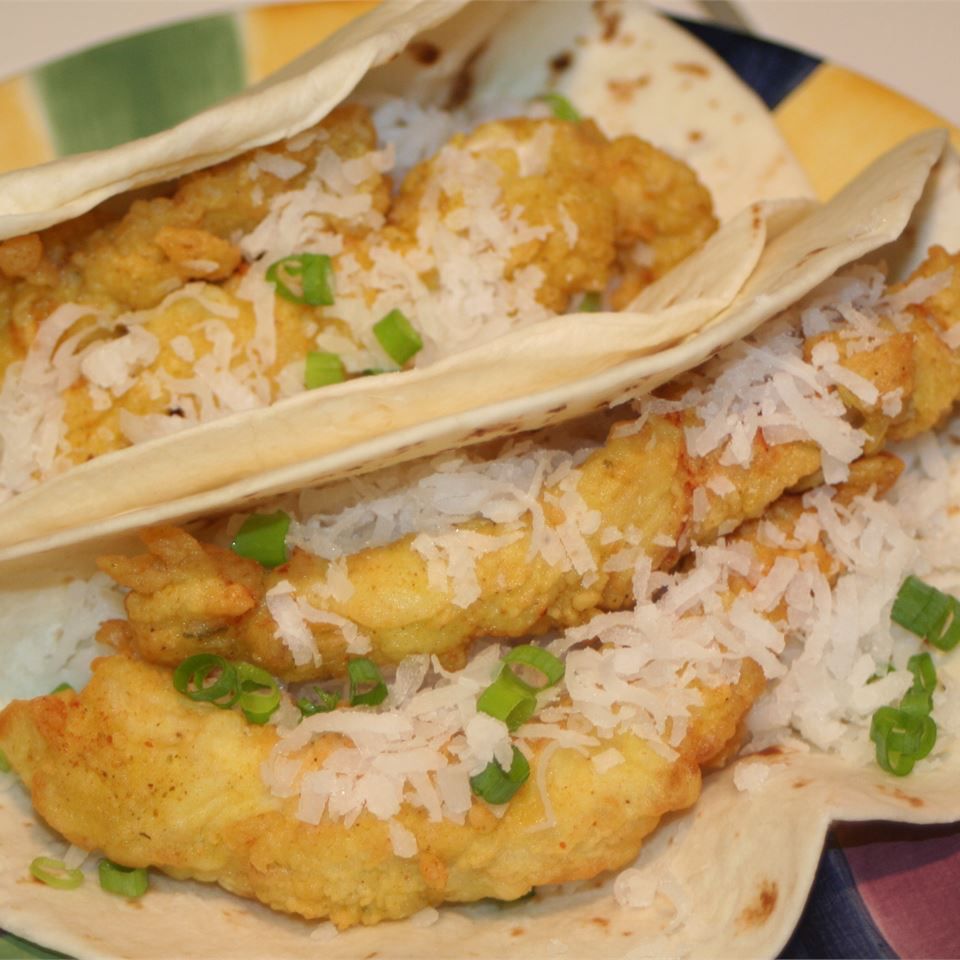 Coconut Lime Chicken Wraps