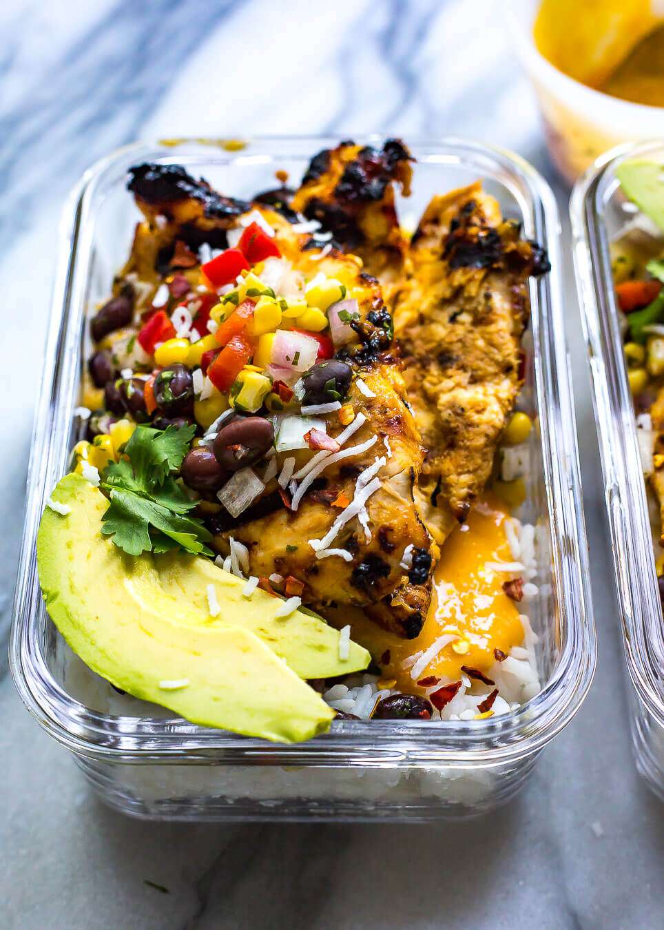 Coconut Mango Chicken Bowls