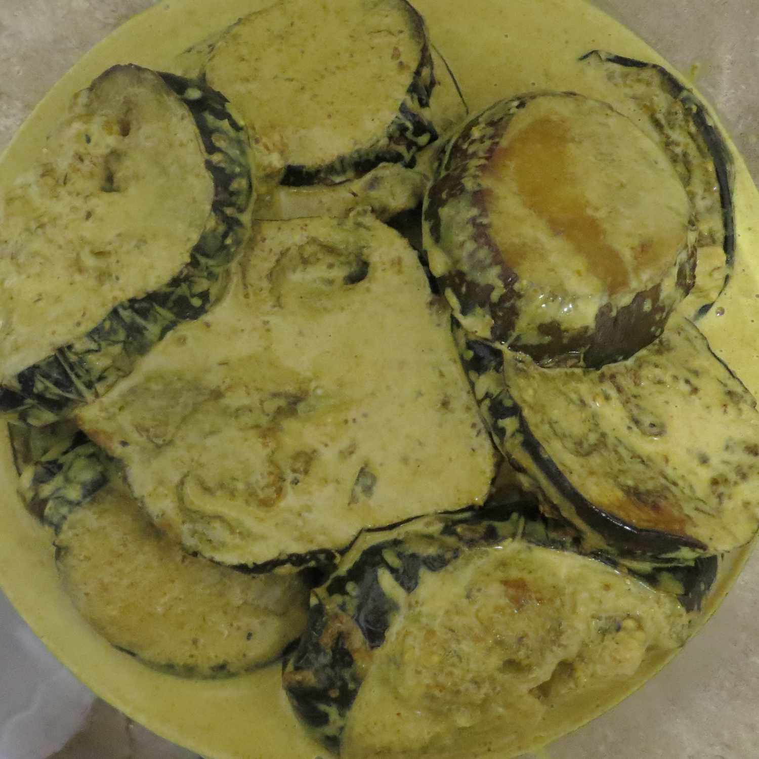 Coconut Milk Eggplant Curry