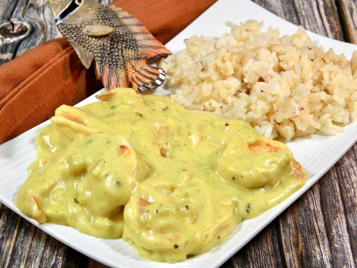 Coconut Pineapple Shrimp Curry