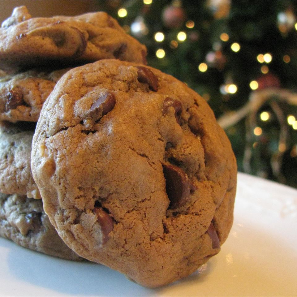 Coffee Almond Chocolate Cookies