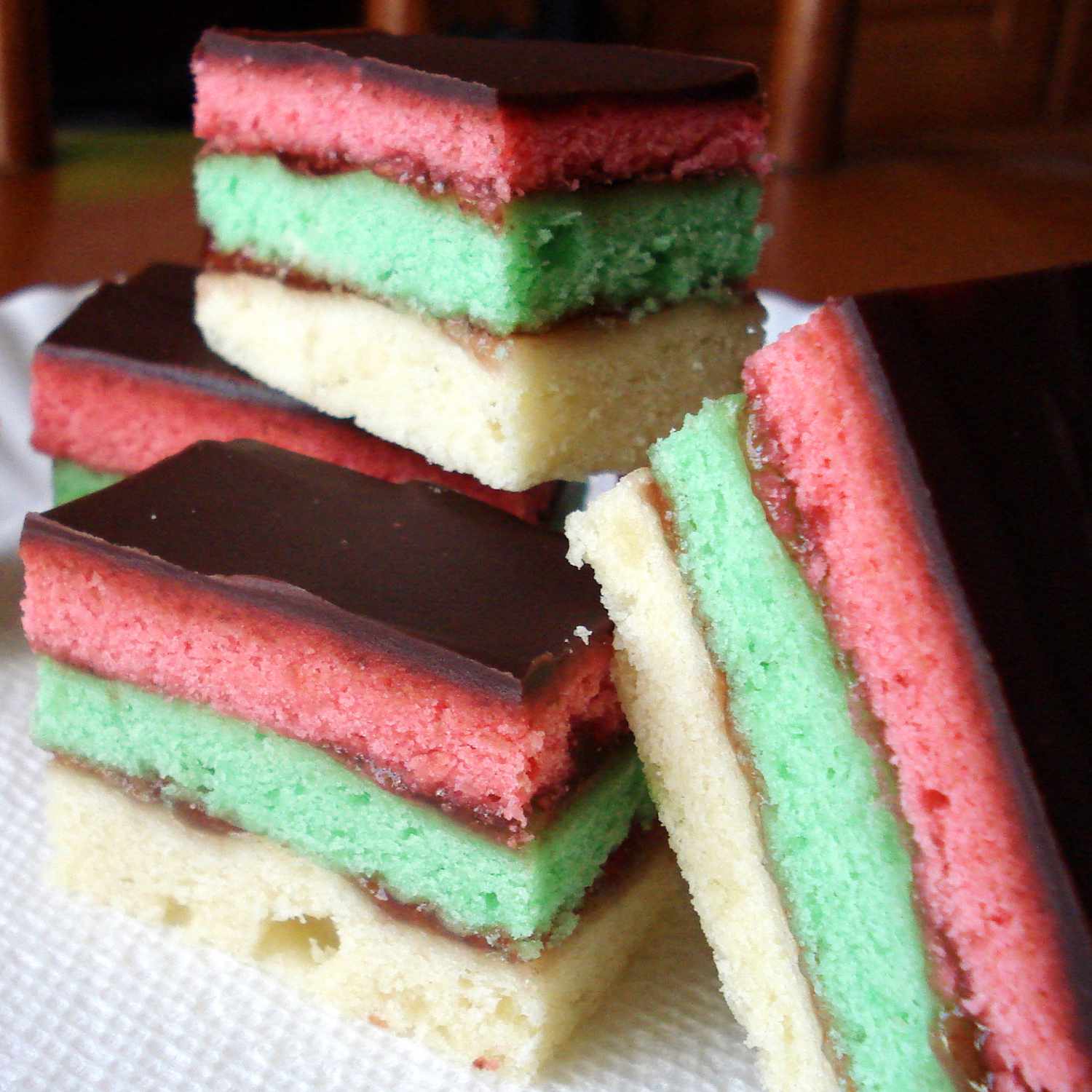 Colorful Almond Cookies