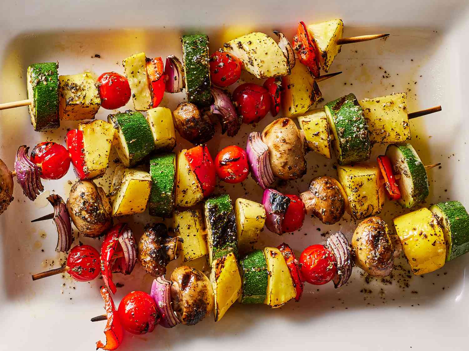 Colorful Grilled Veggie Kabobs