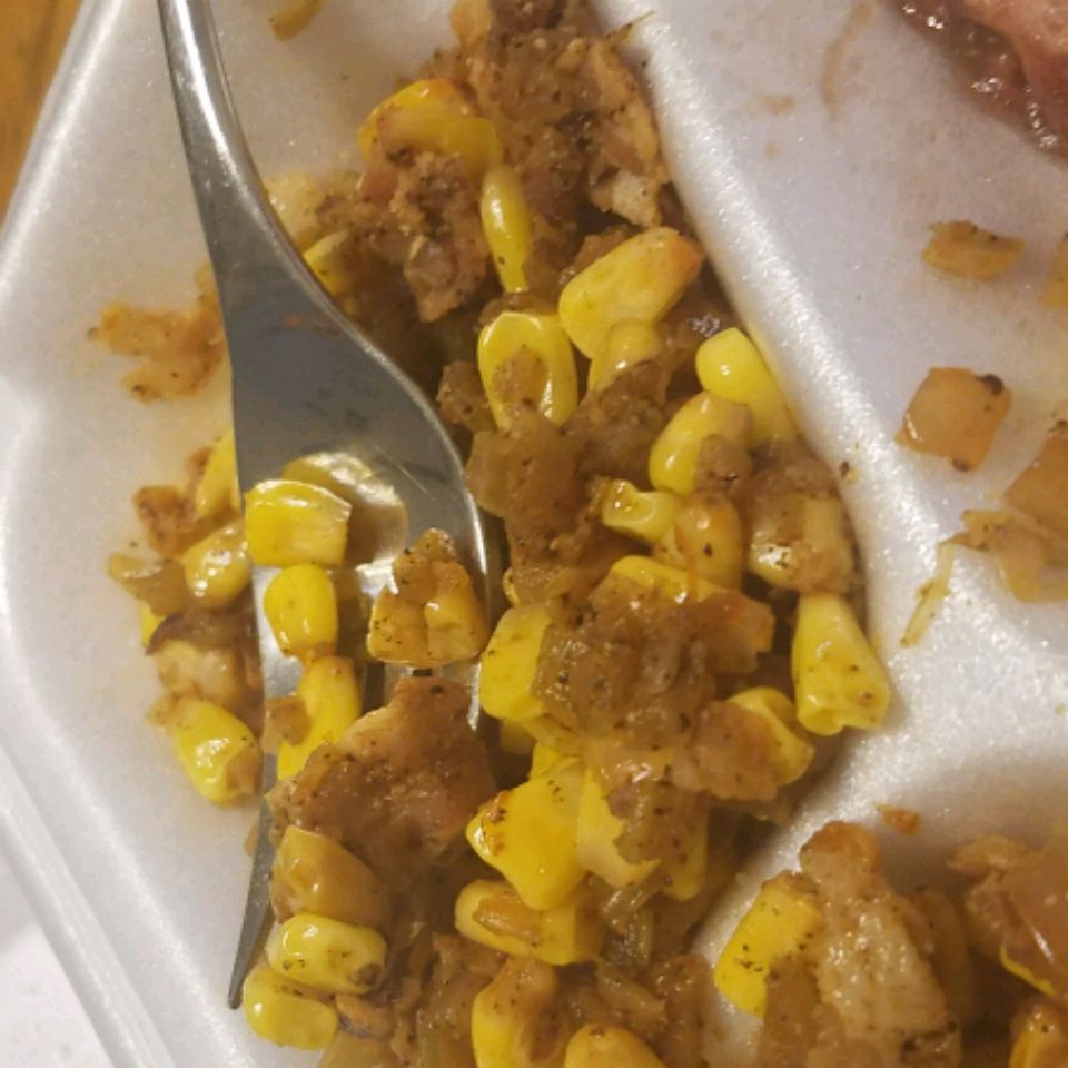 Corn with Bacon and Peppers