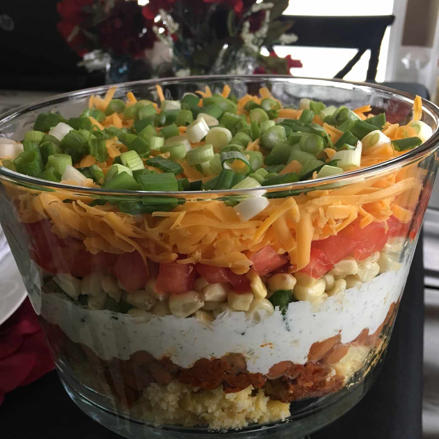 Cornbread Salad with Mexican Flare