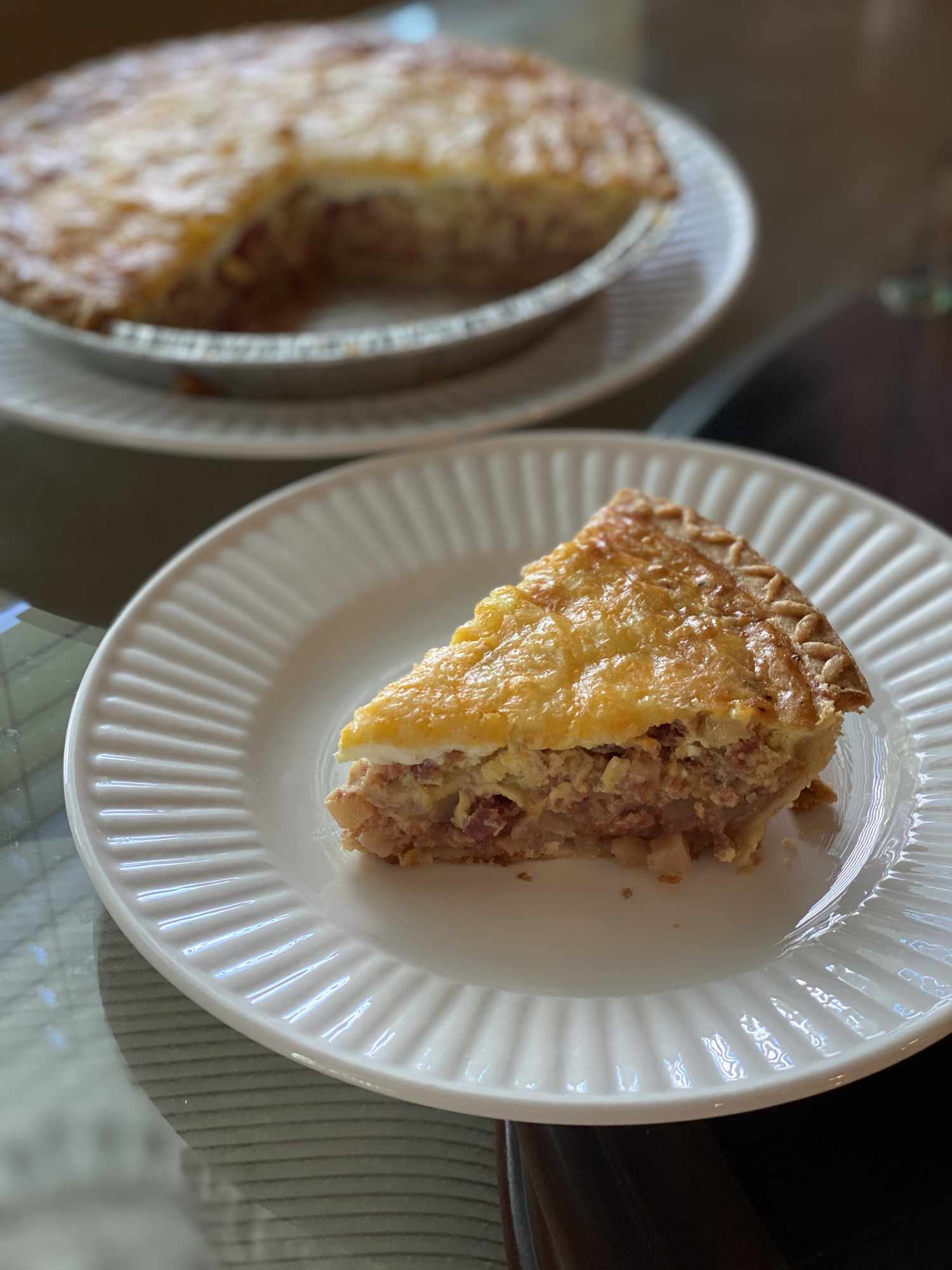 Corned Beef Hash Breakfast Quiche
