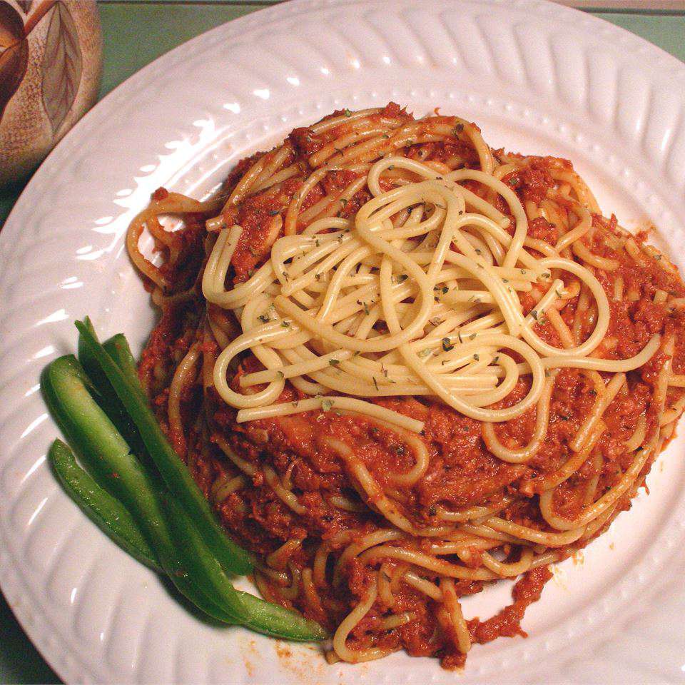 Corned Beef Spaghetti