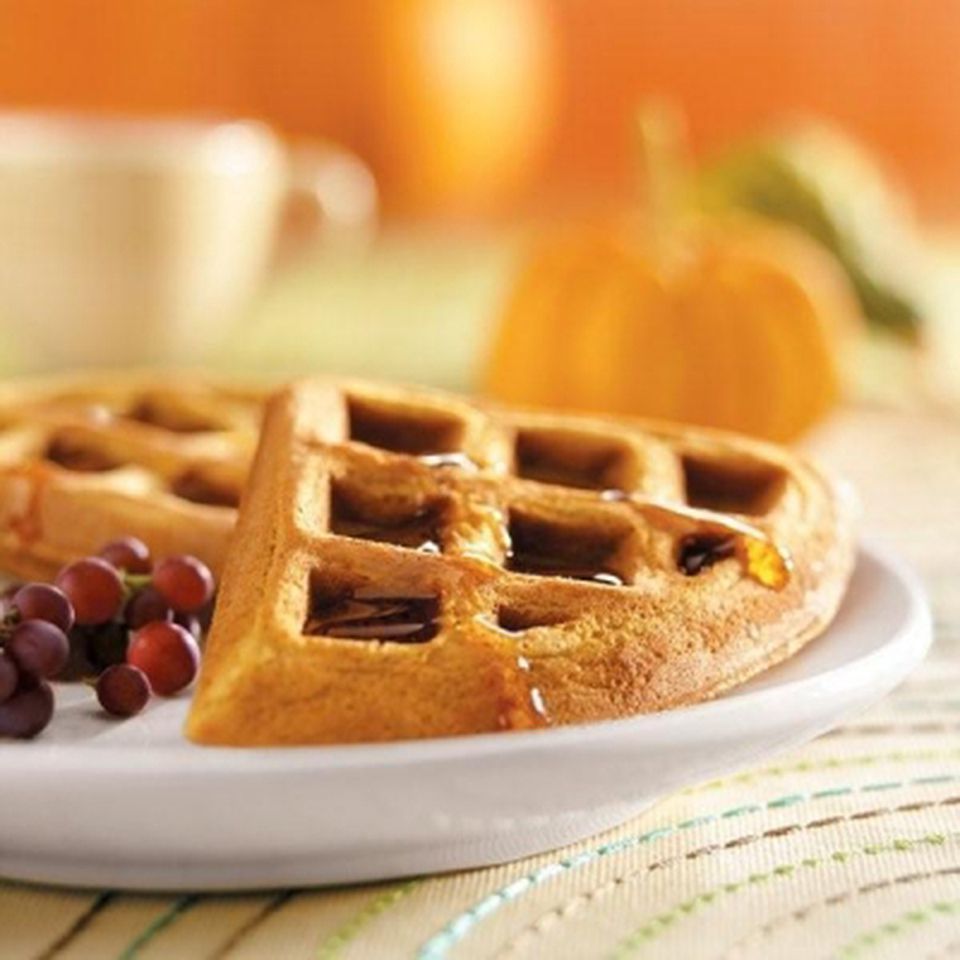 Cozy Pumpkin Waffles