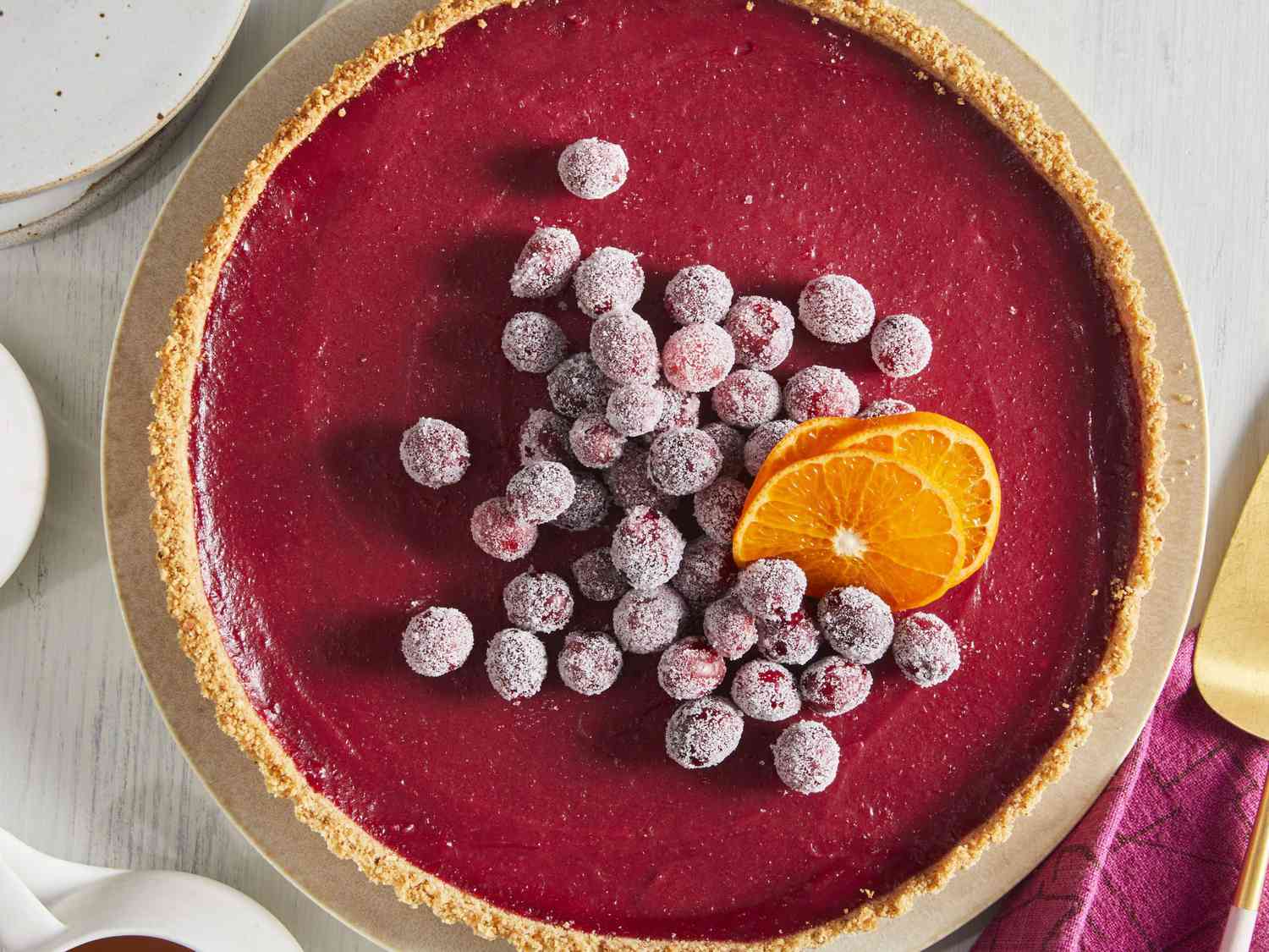 Cranberry Almond Tart