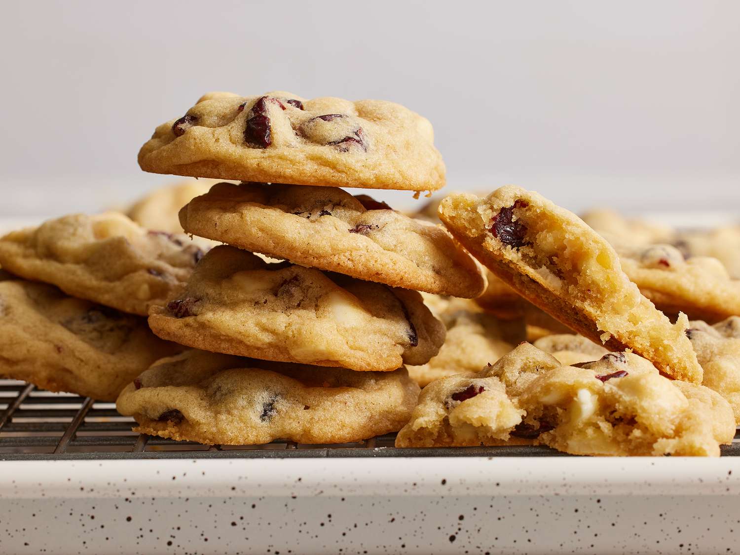 Cranberry and White Chocolate Brandy Cookies