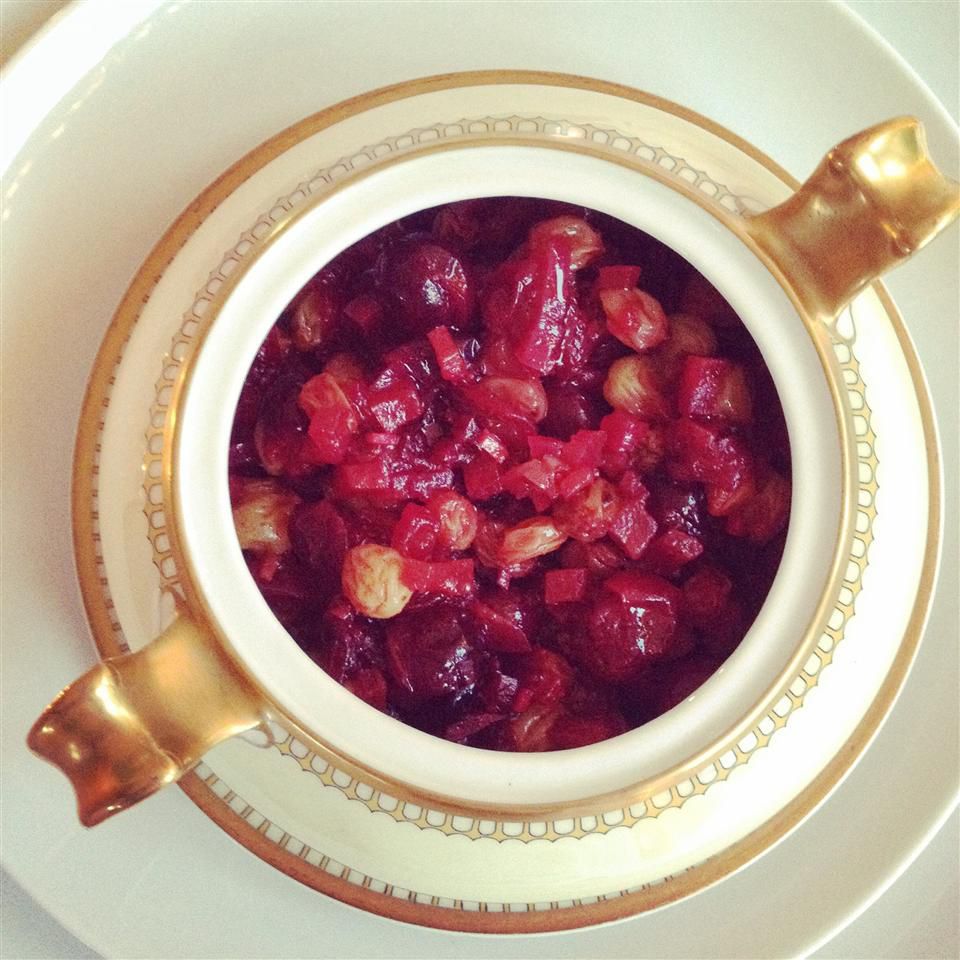Cranberry Apple Ginger Chutney