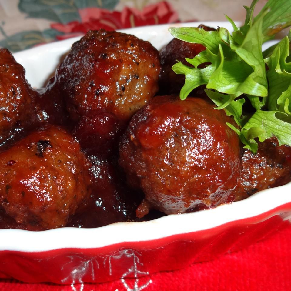 Cranberry-Glazed Meatballs