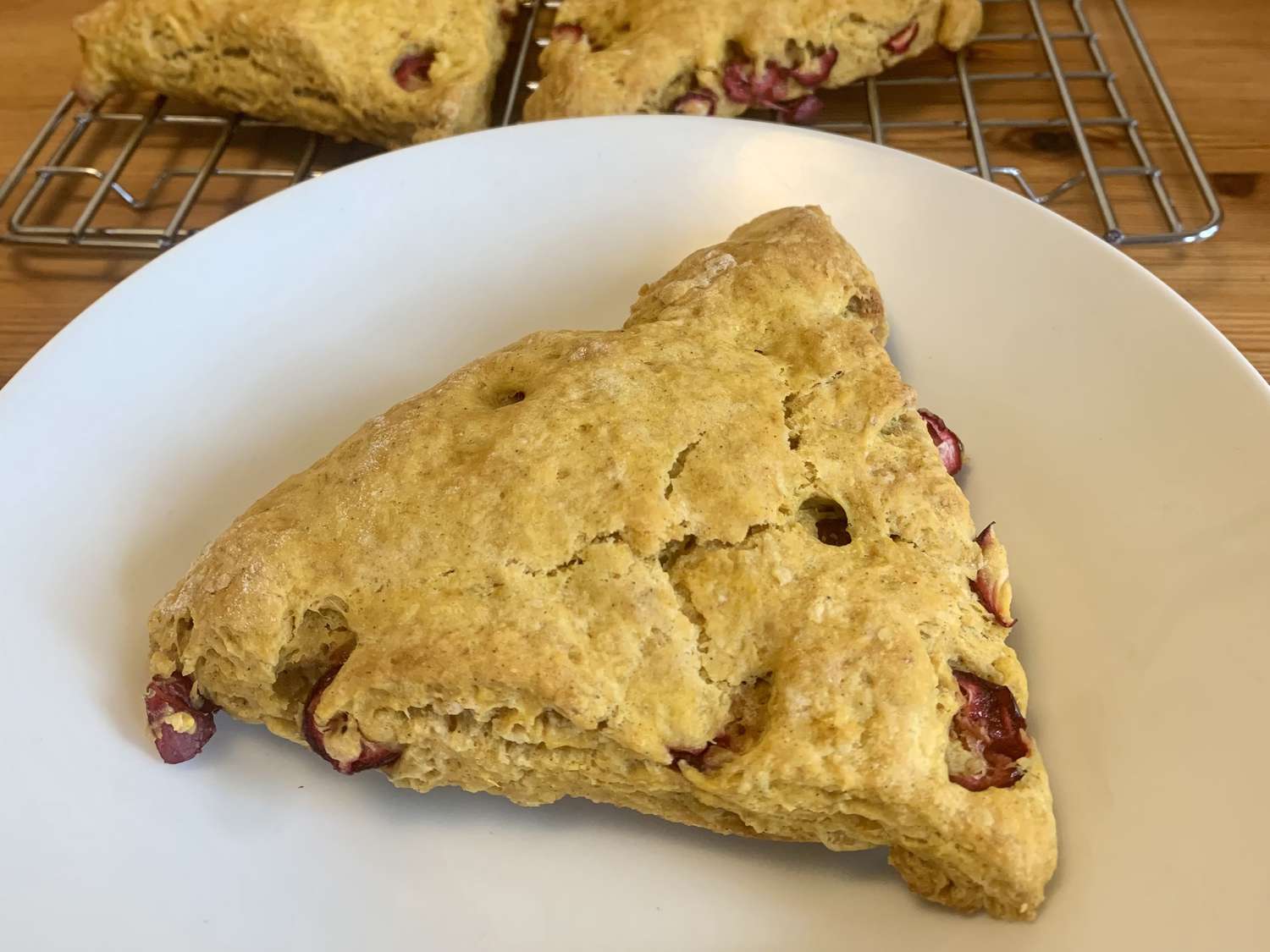 Cranberry Pumpkin Scones