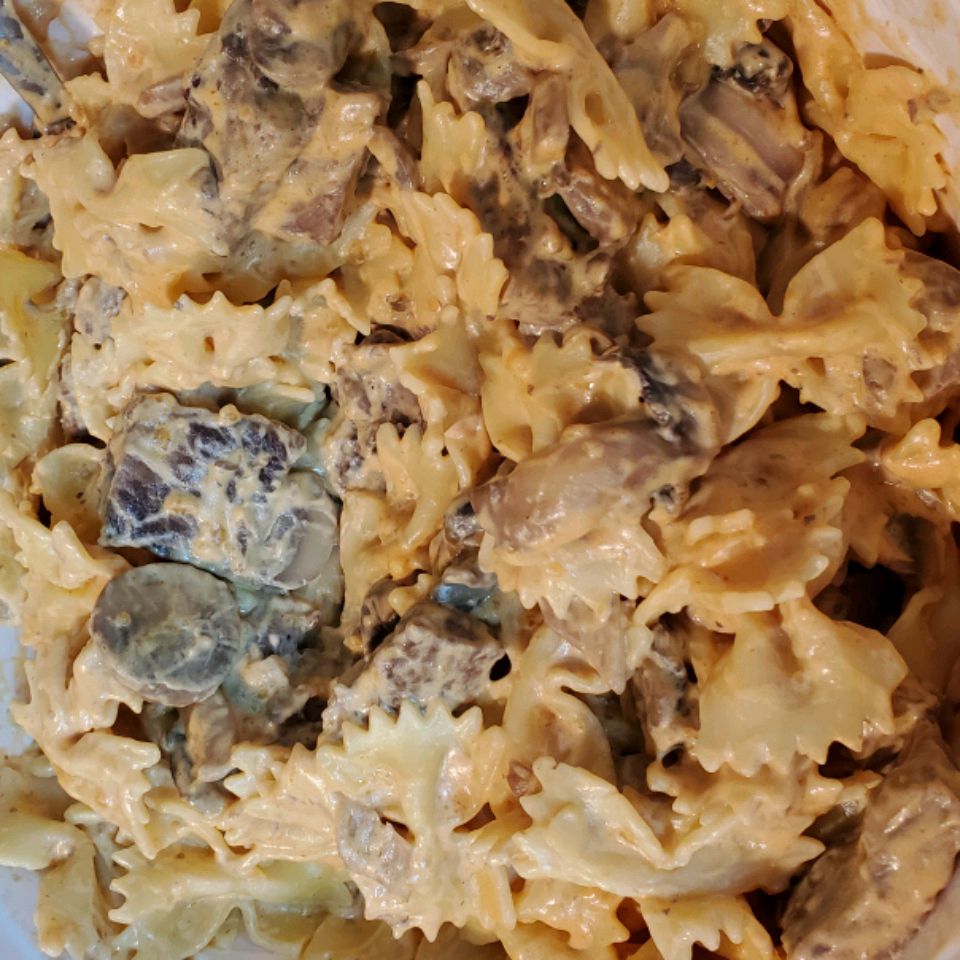 Cream Cheese Steak Pasta