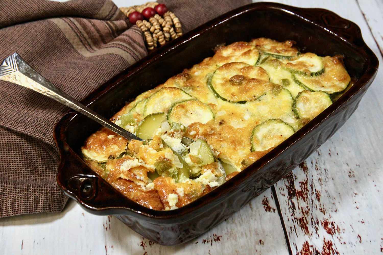 Creamy Baked Zucchini Casserole