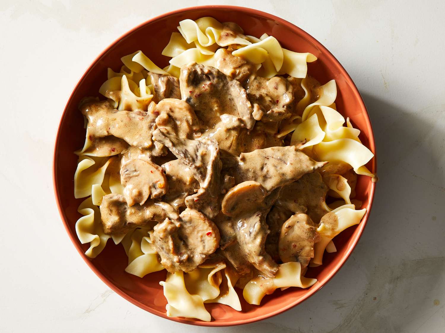 Creamy Beef Stroganoff