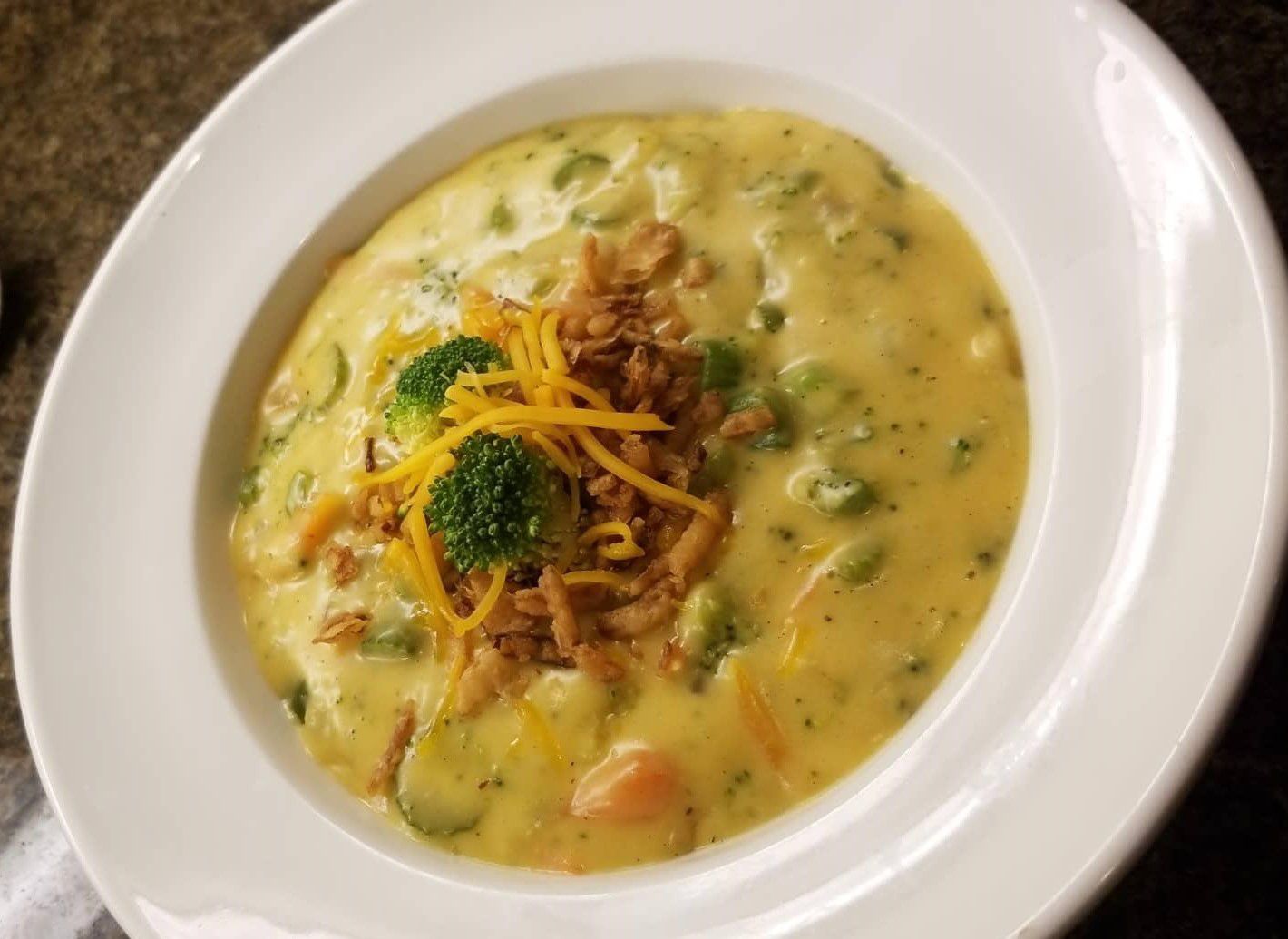 Creamy Broccoli Cheddar Soup