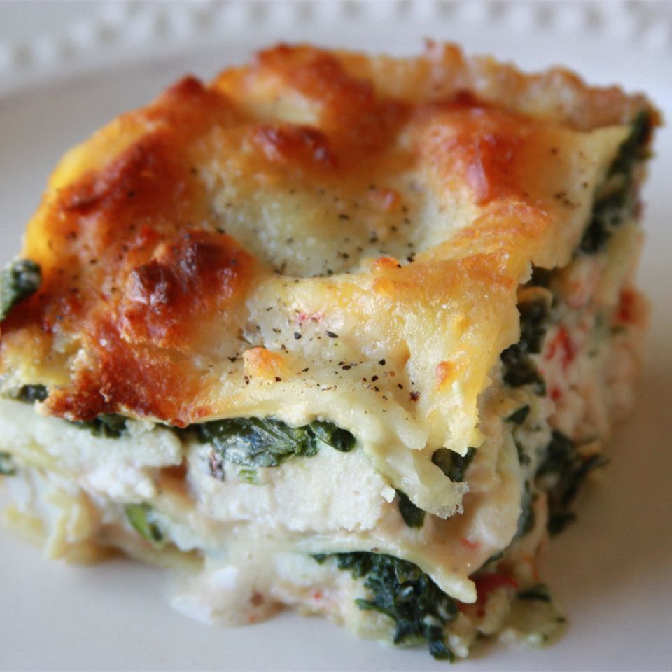 Creamy Chicken Alfredo Lasagna