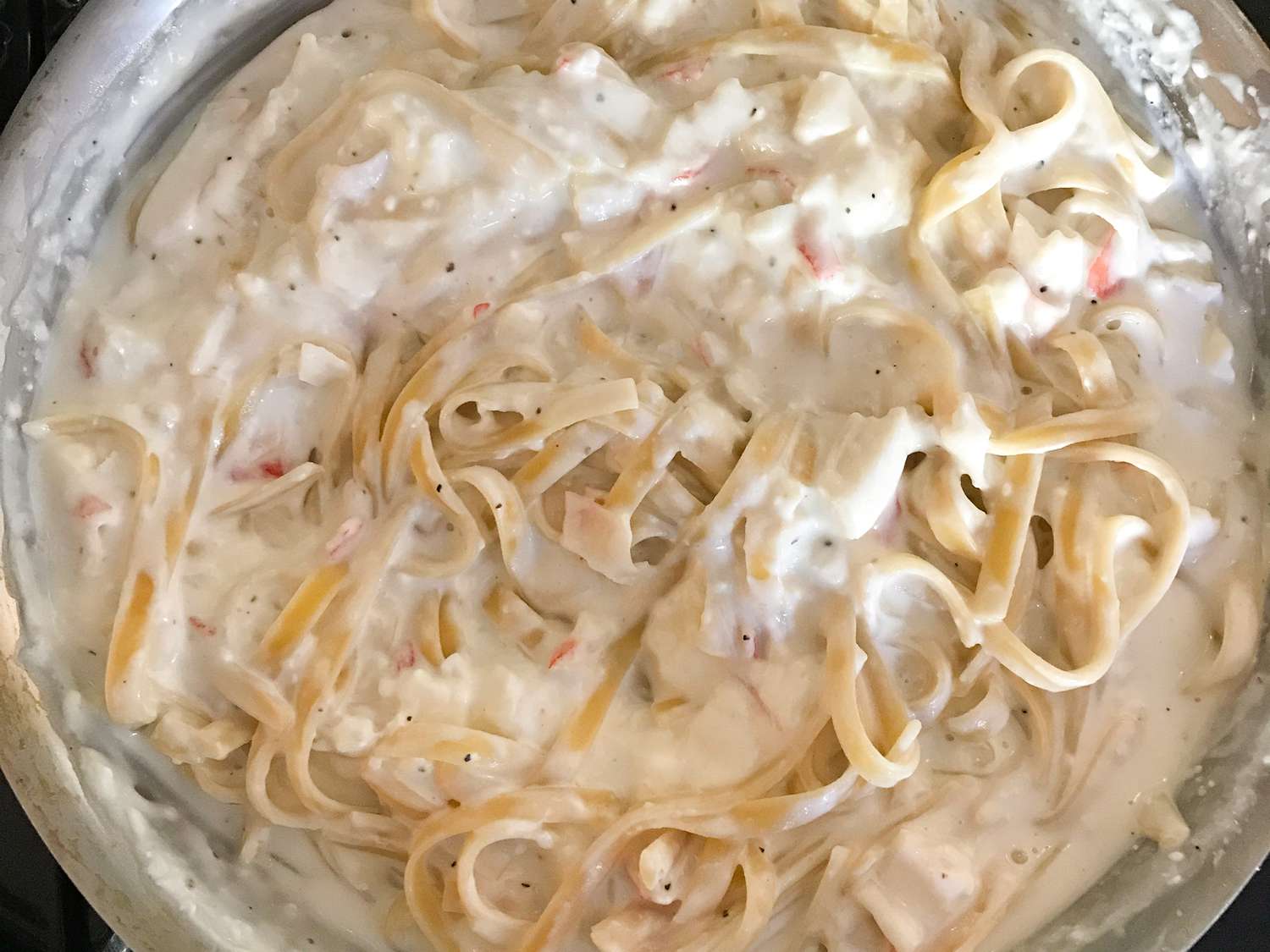 Creamy Crab Alfredo