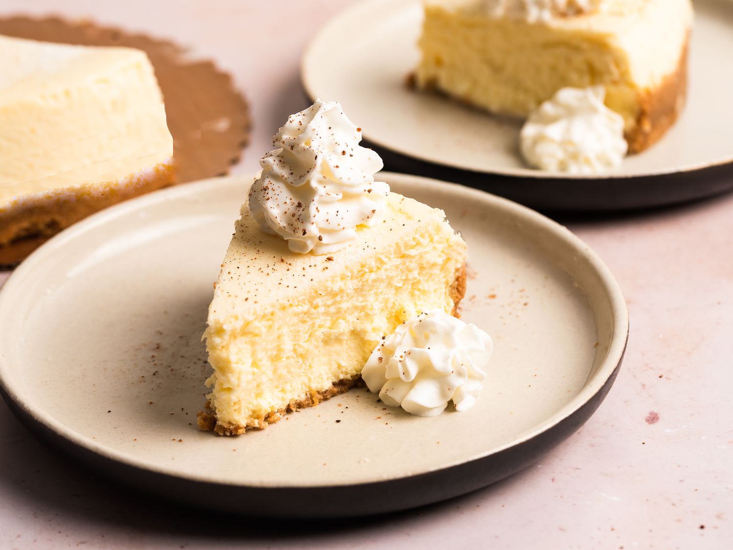 Creamy Eggnog Cheesecake