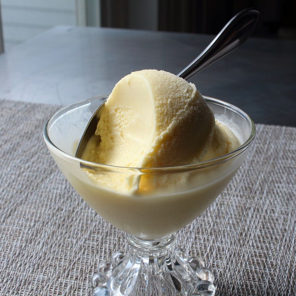 Creamy Frozen Vanilla Custard