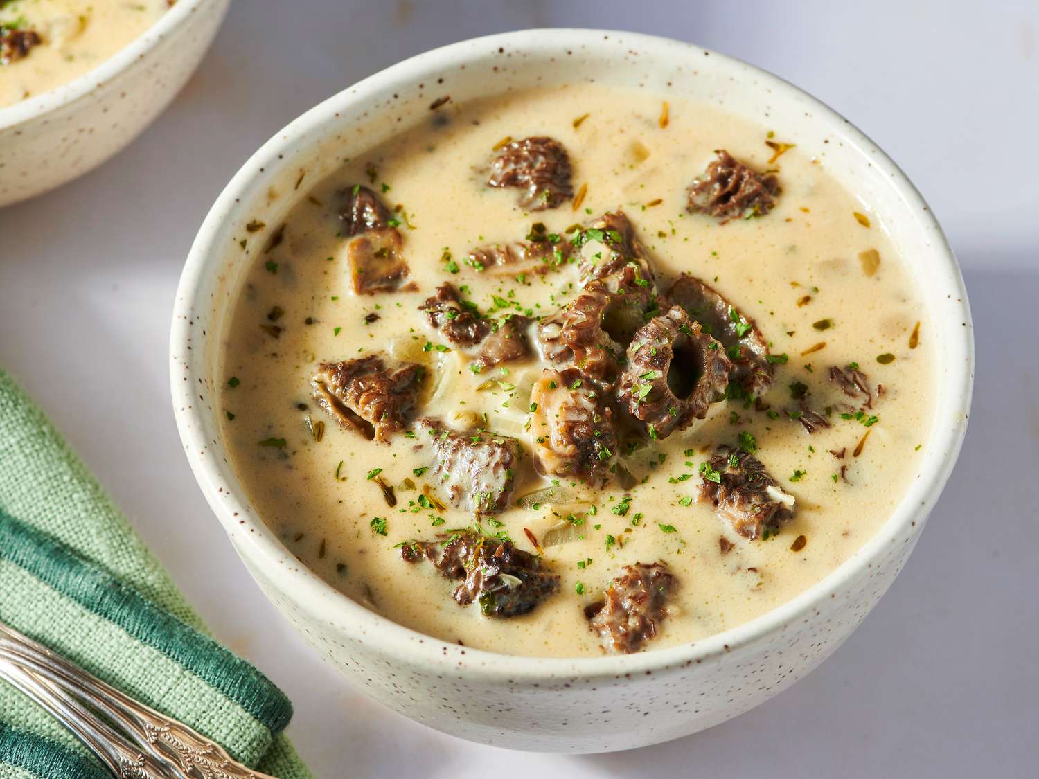 Creamy Morel Mushroom Soup