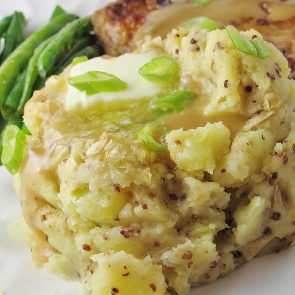 Creamy Mustard Mashed Potatoes