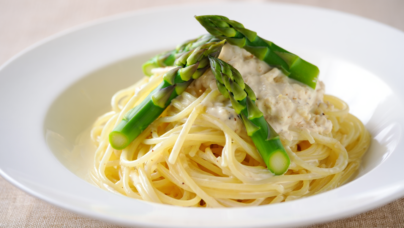 Creamy Pasta with Asparagus