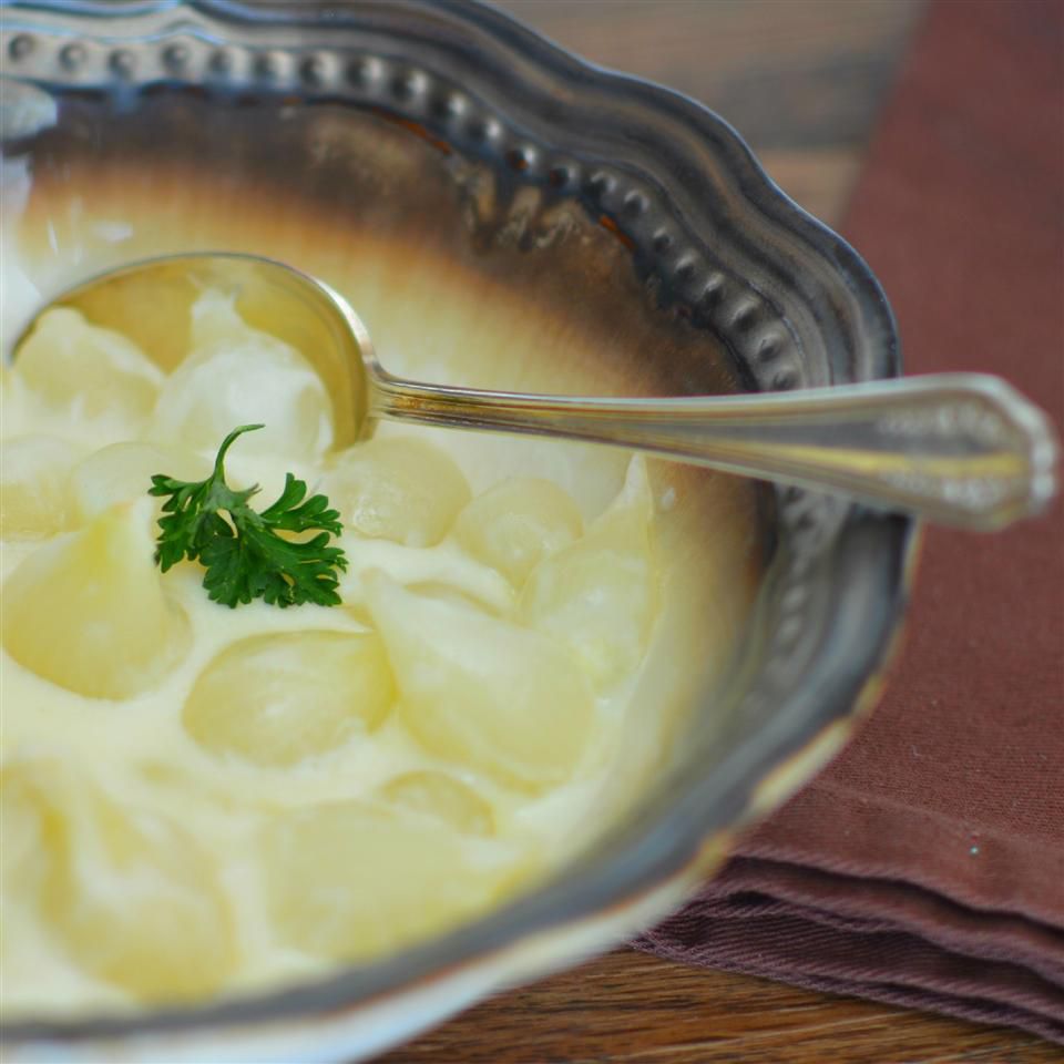 Creamy Pearl Onions