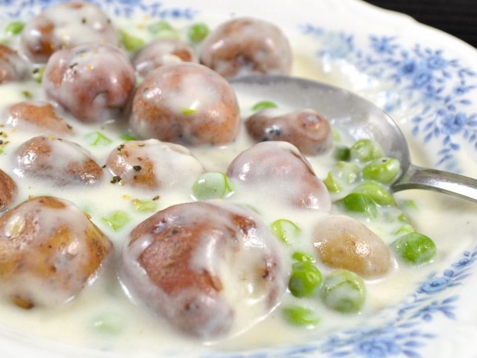 Creamy Peas and Potatoes