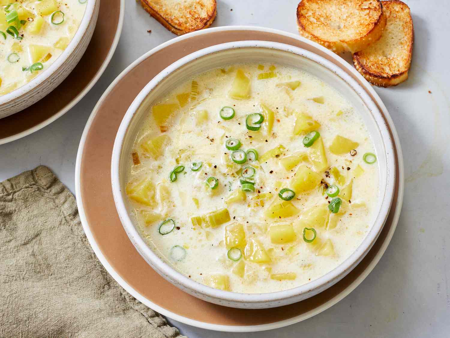 Creamy Potato Leek Soup