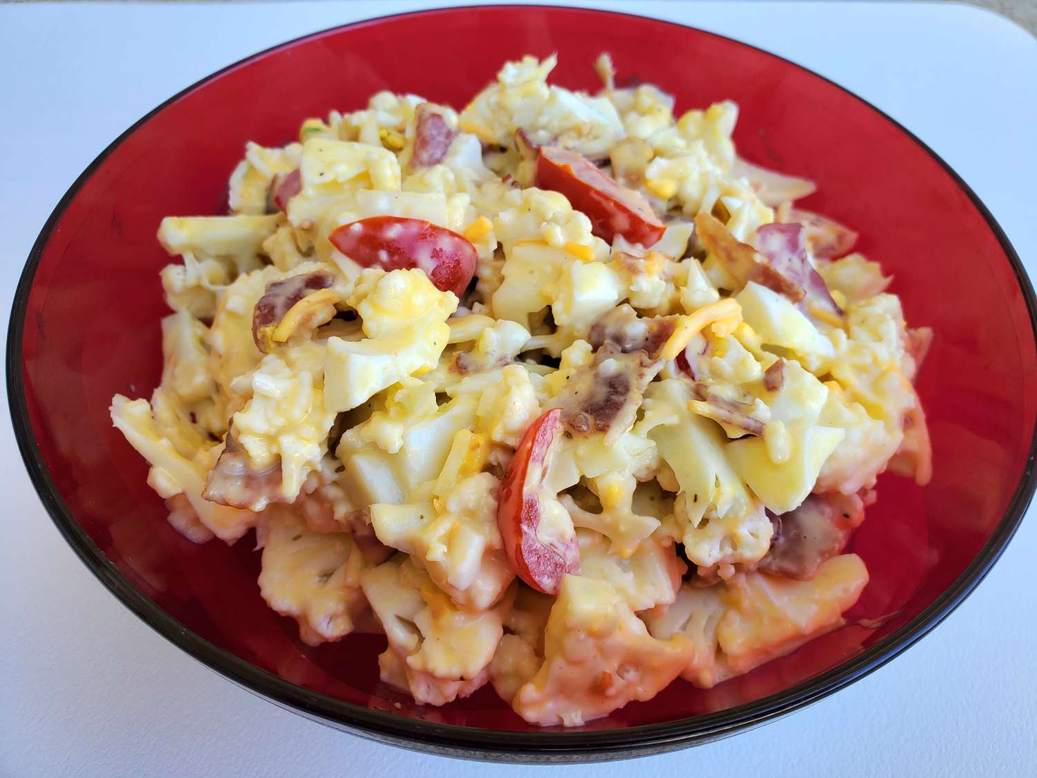 Creamy Roasted Cauliflower Salad