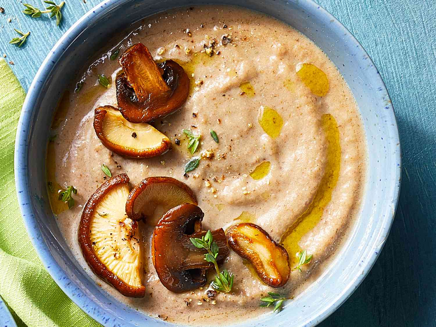 Creamy Roasted Mushroom Soup