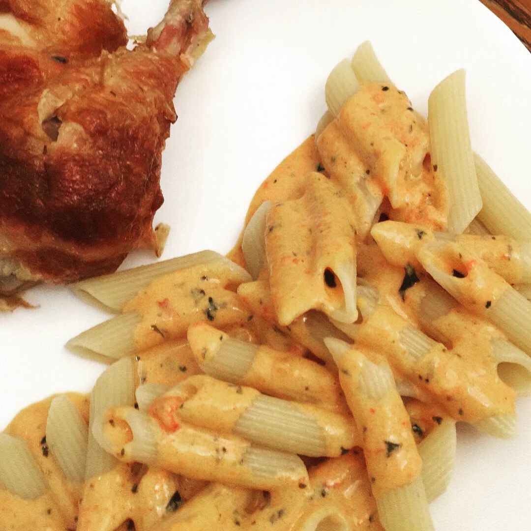 Creamy Roasted Red Pepper Sauce