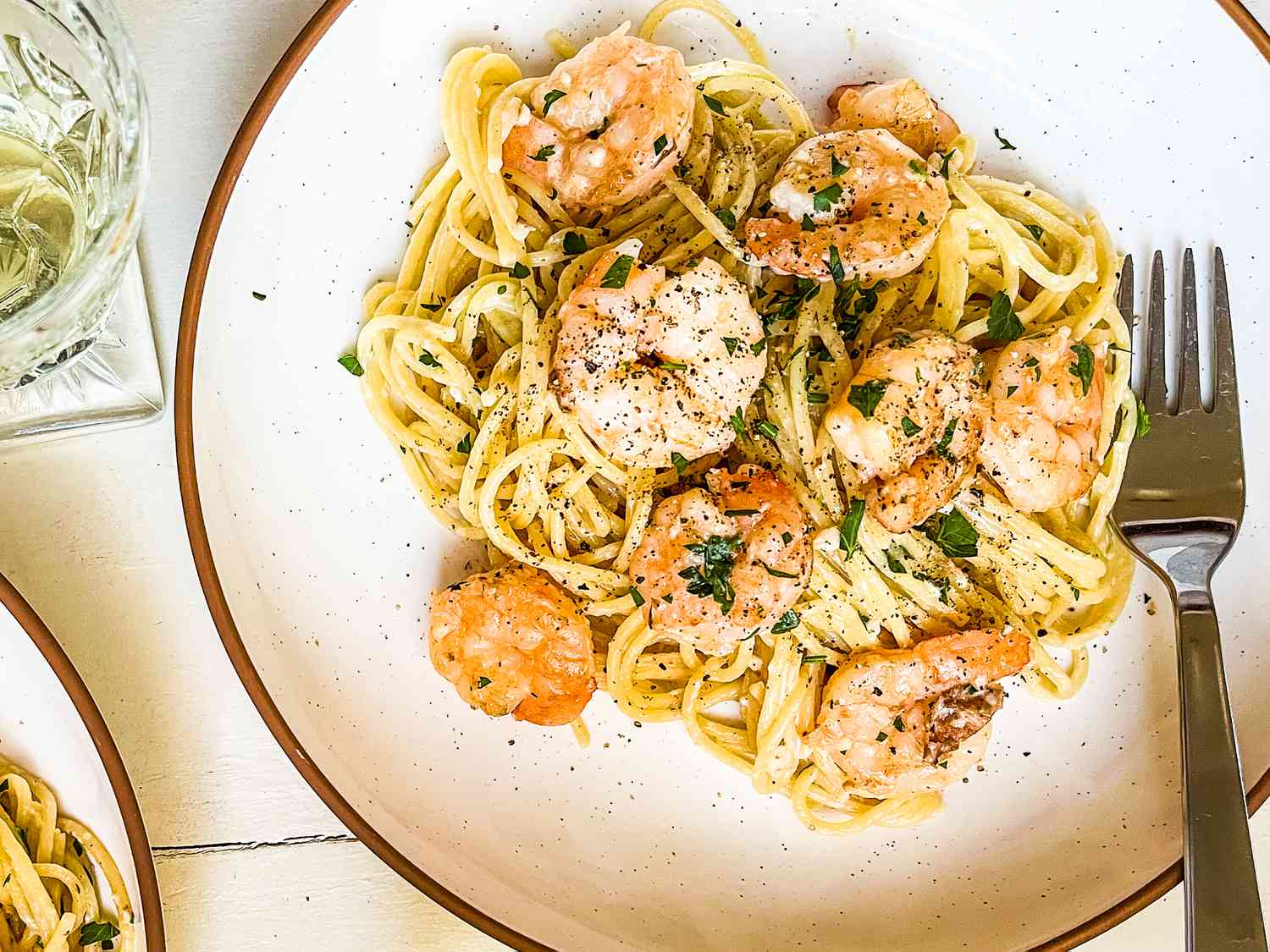 Creamy Shrimp Scampi Twist