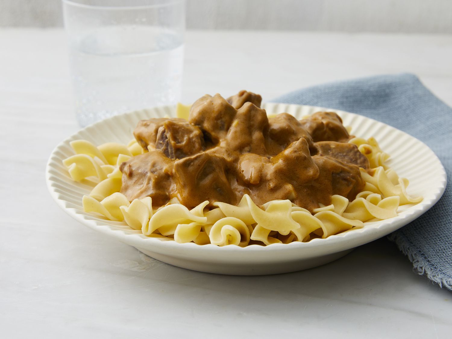 Creamy Slow Cooker Beef Stroganoff