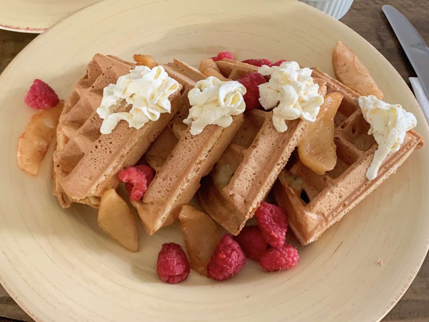 Creamy Sour Cream Waffles