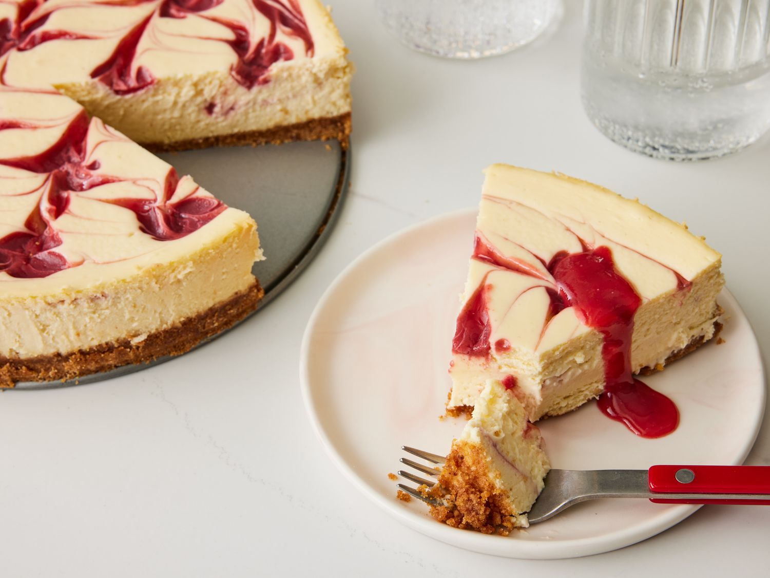 Creamy Strawberry Cheesecake