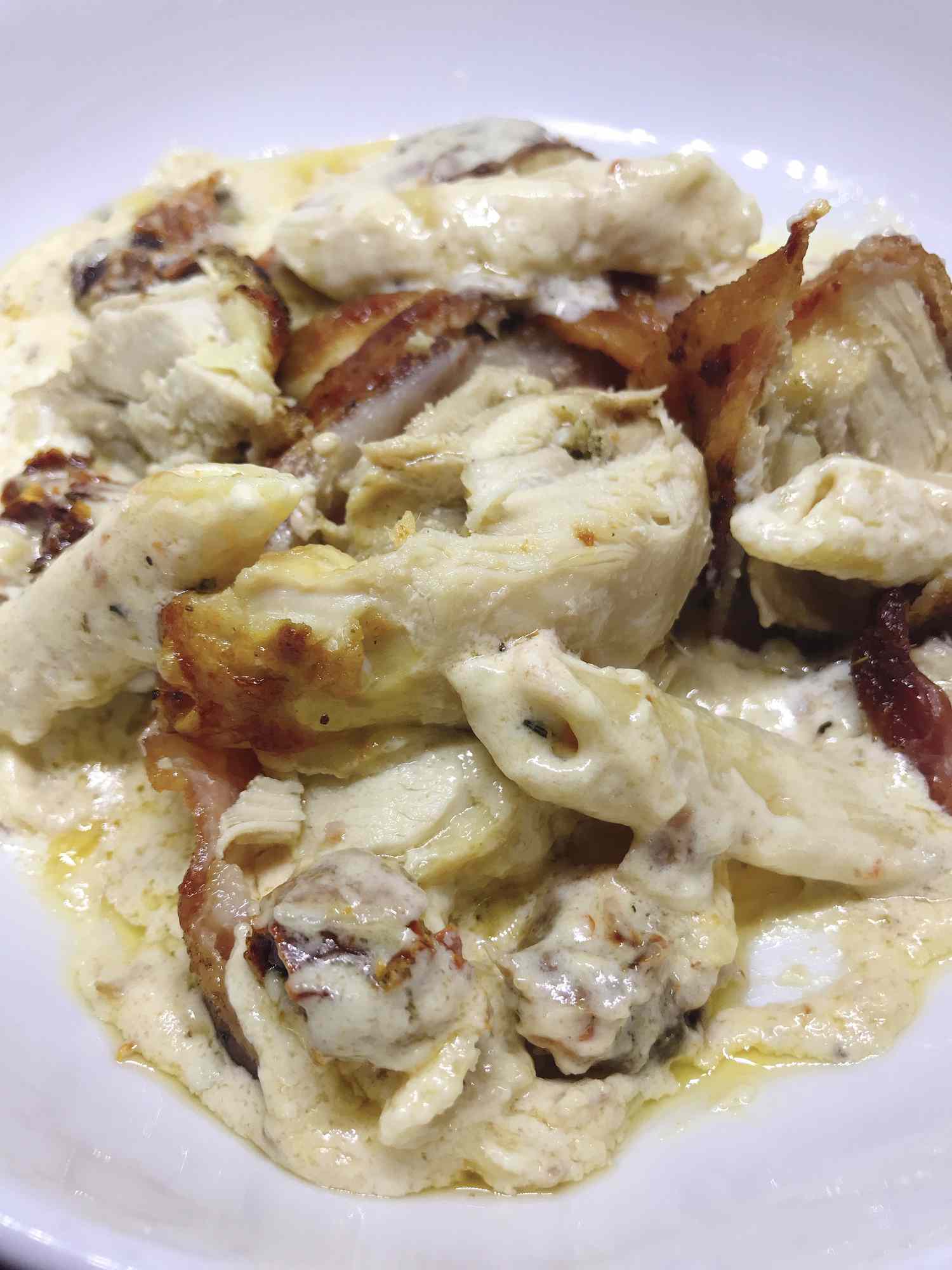 Creamy Sun-Dried Tomato Chicken Alfredo