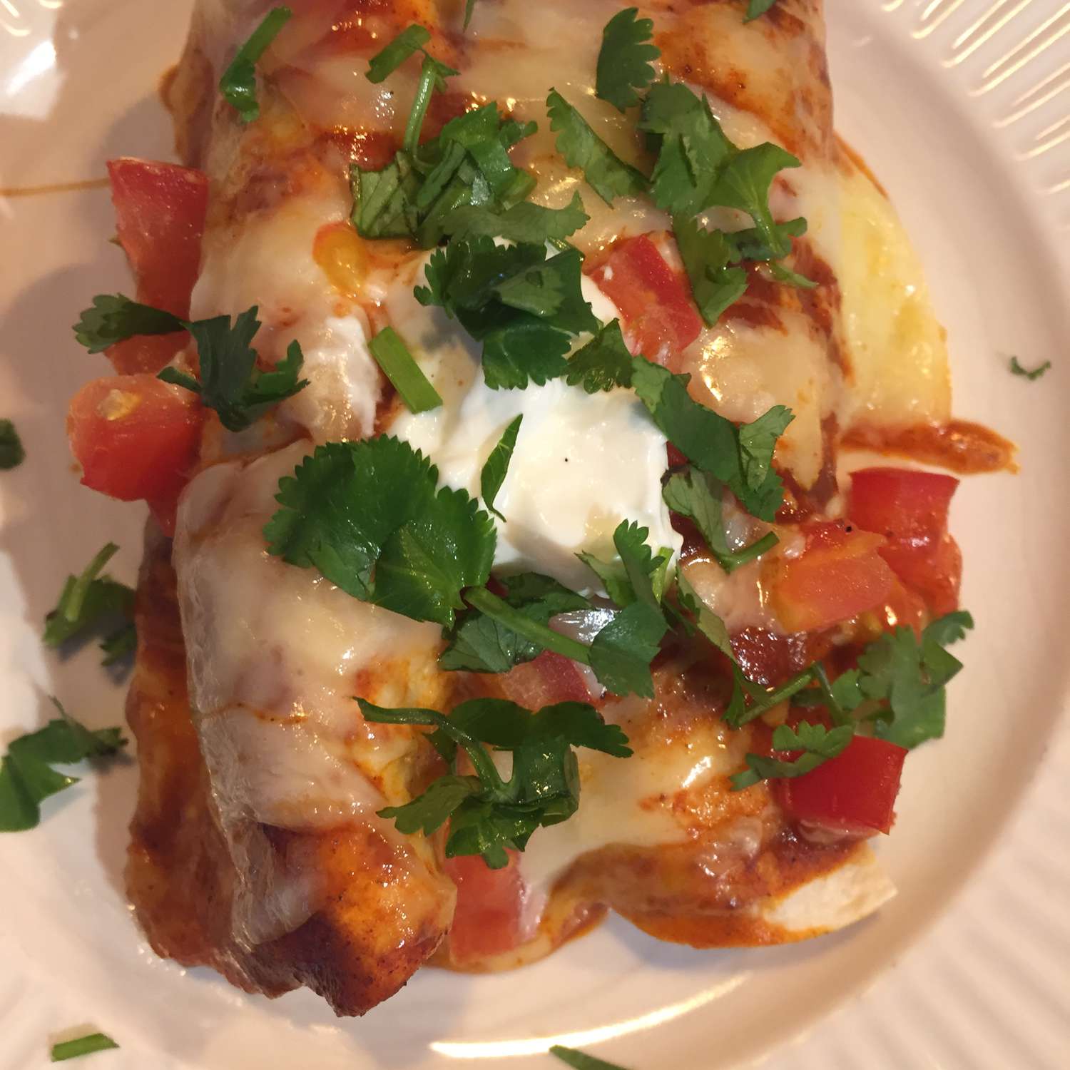 Creamy Sweet Potato Enchiladas