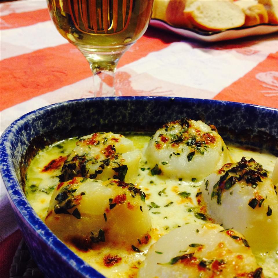 Creamy Tarragon Scallops
