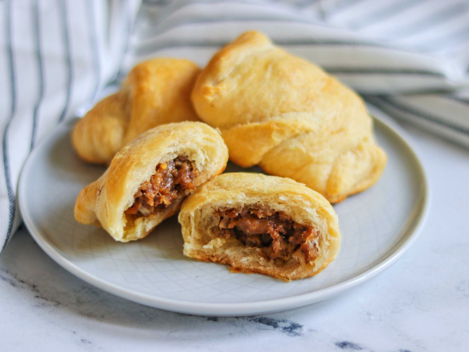 Crescent Roll Burger Bites