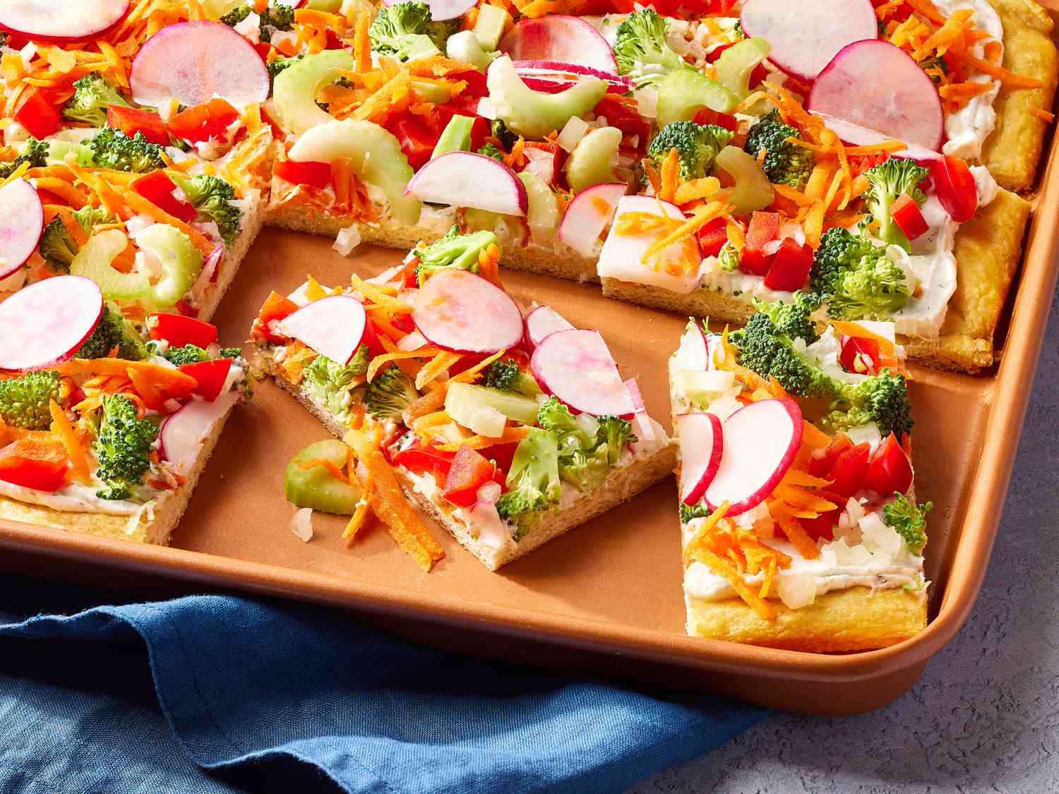 Crescent Roll Veggie Pizza