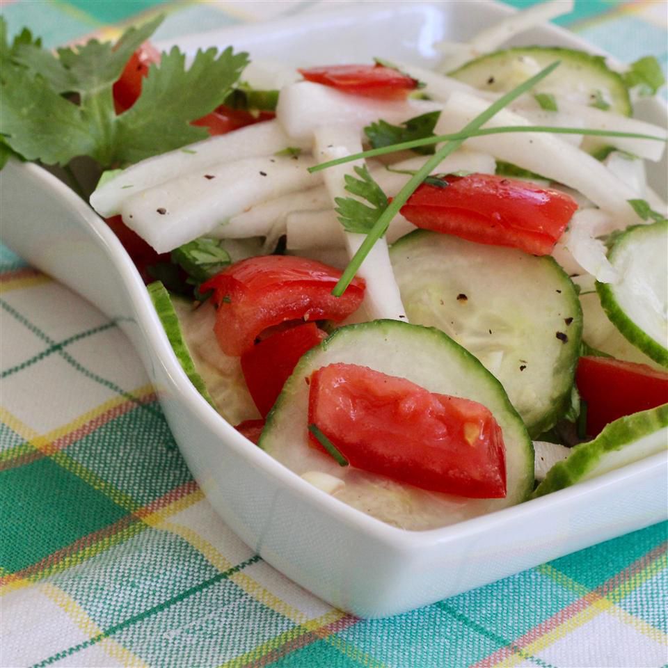 Crisp Cucumber Herb Salad