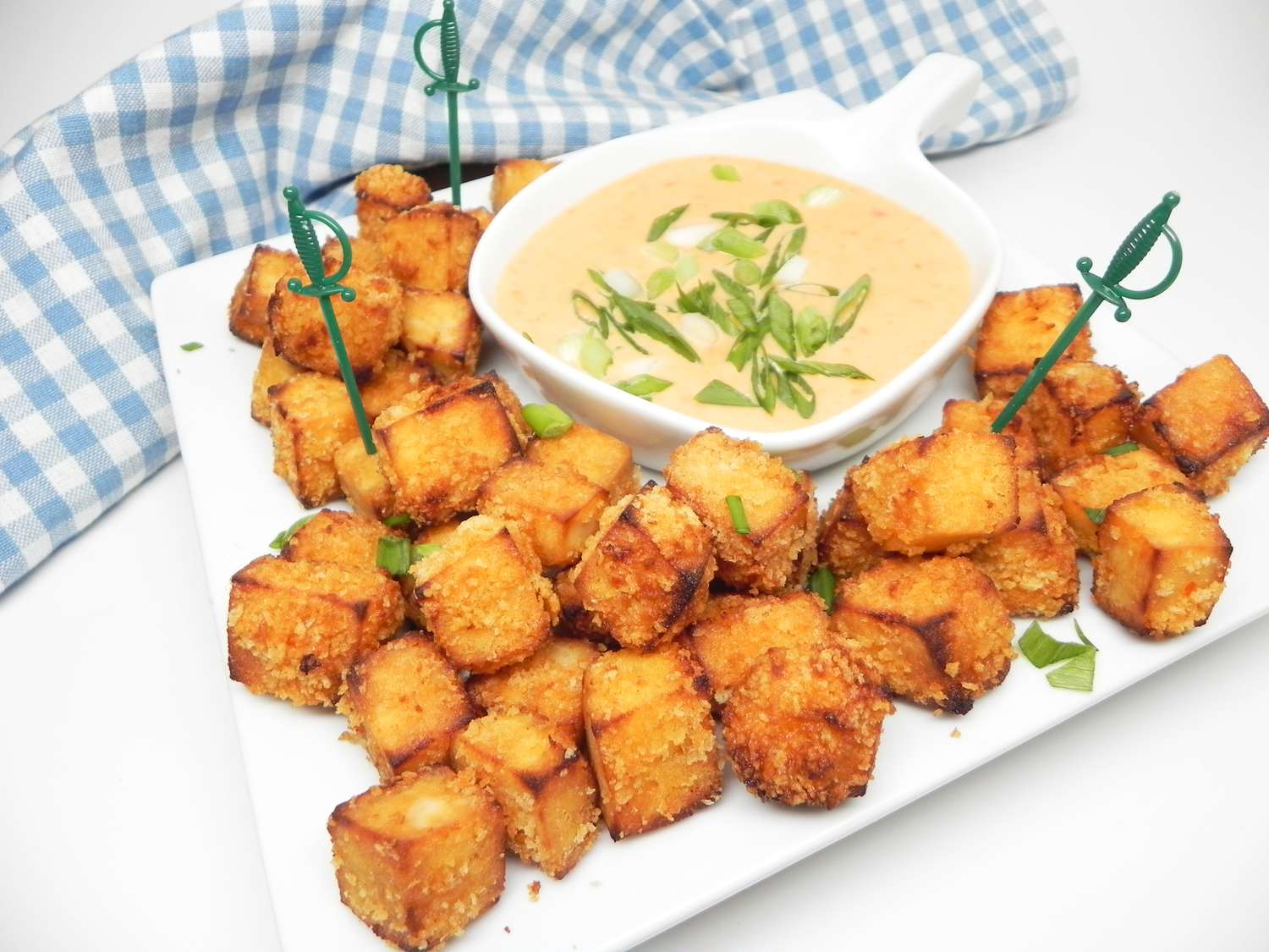Crispy Air-Fried Bang Bang Tofu